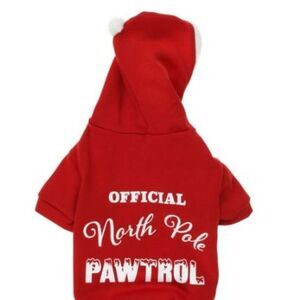 Holiday Christmas‎ Dog Pet Small Hoodie NWT